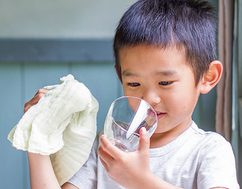 1.キッチンにて