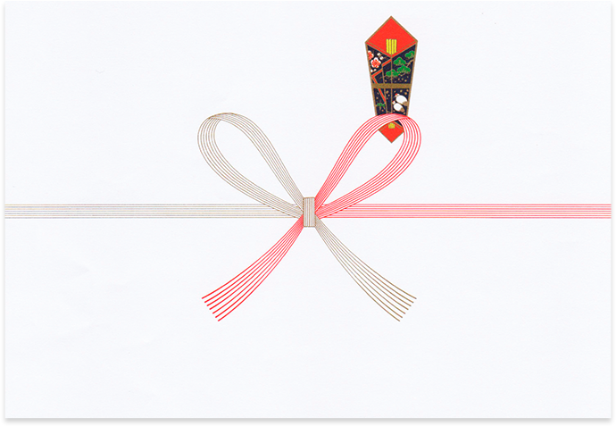 赤白蝶結び 石神邑オンラインショップ