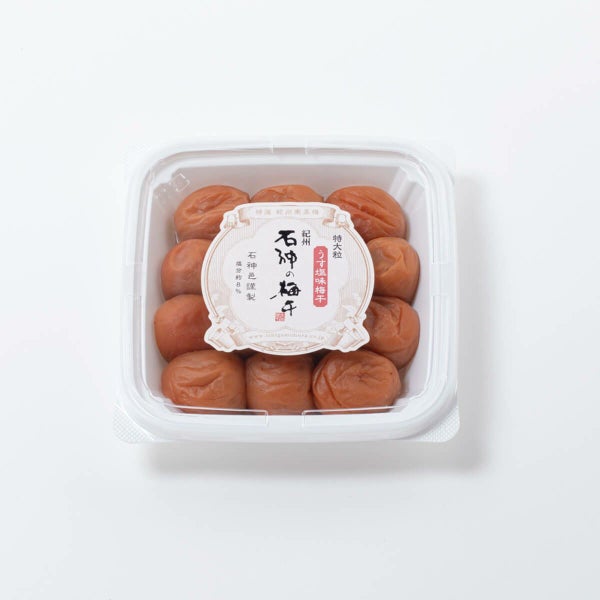 うす塩味梅干 特大粒 ペット容器 400g　石神邑オンラインショップ