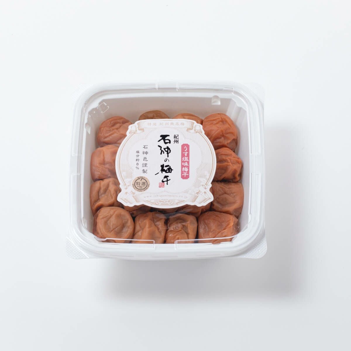 紀州南高梅 うす塩味梅干 特大粒ペット容器 800g | 石神邑公式