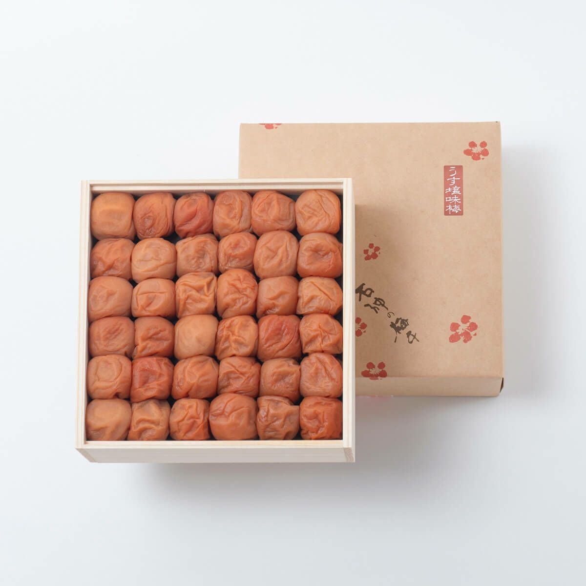 紀州南高梅 うす塩味梅干 特大粒 木箱 1.2kg | 石神邑公式オンライン