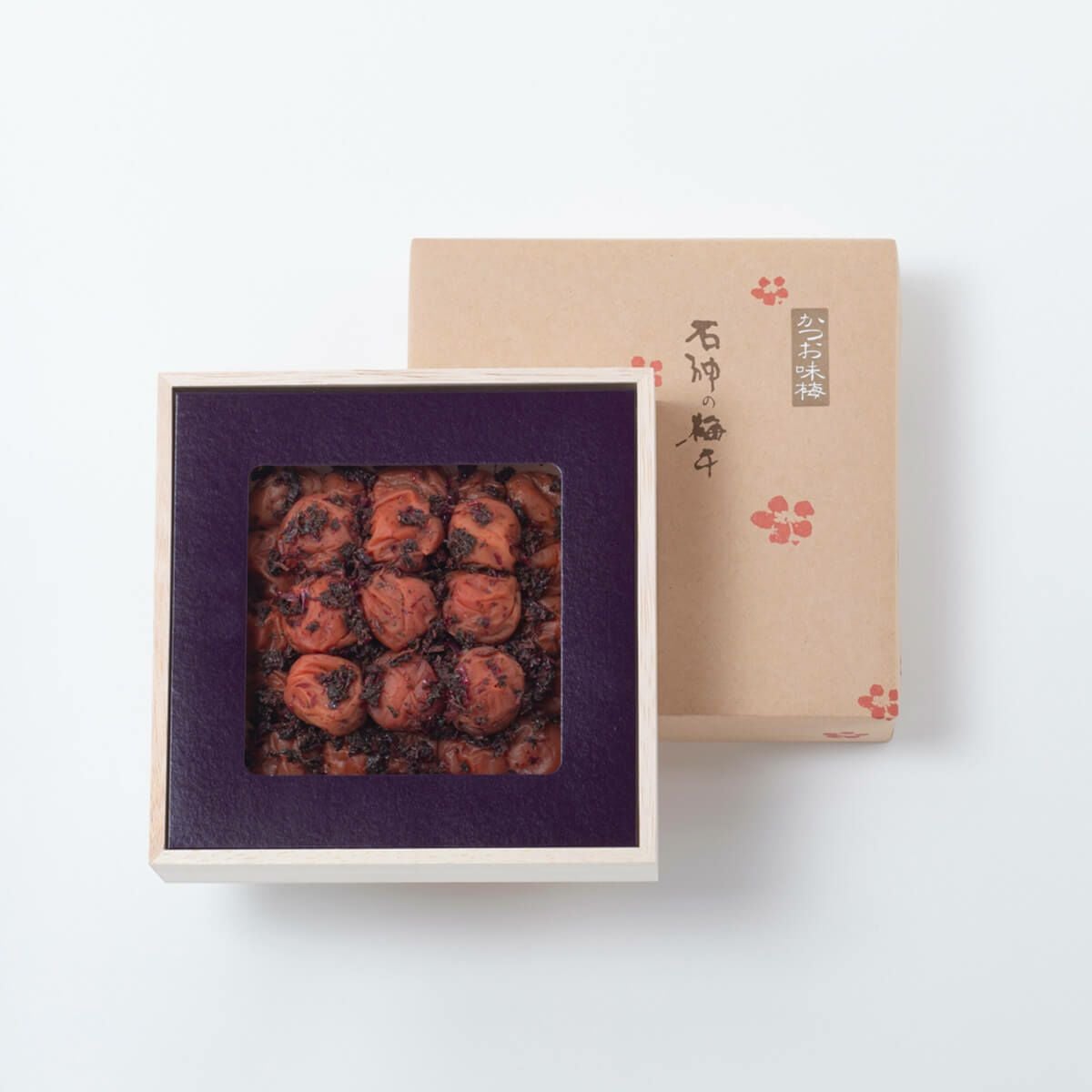 紀州南高梅 かつお味梅 木箱 400g | 石神邑公式オンラインショップ