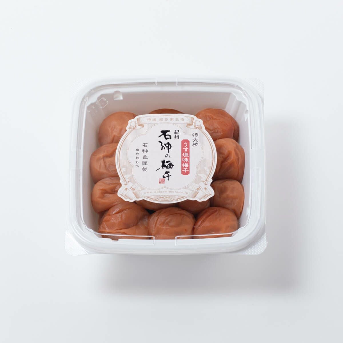 紀州南高梅 うす塩味梅干 特大粒 木箱 1.2kg | 石神邑公式オンライン