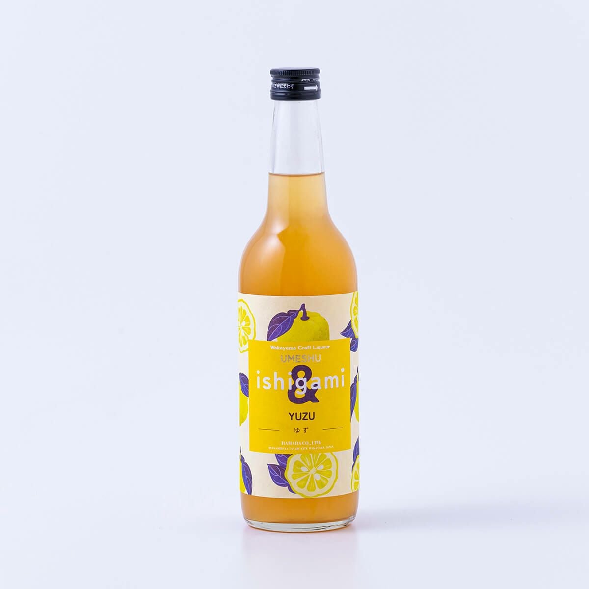梅酒 ishigami＆（イシガミアンド）ゆず 600ml alc.13% | 石神邑公式