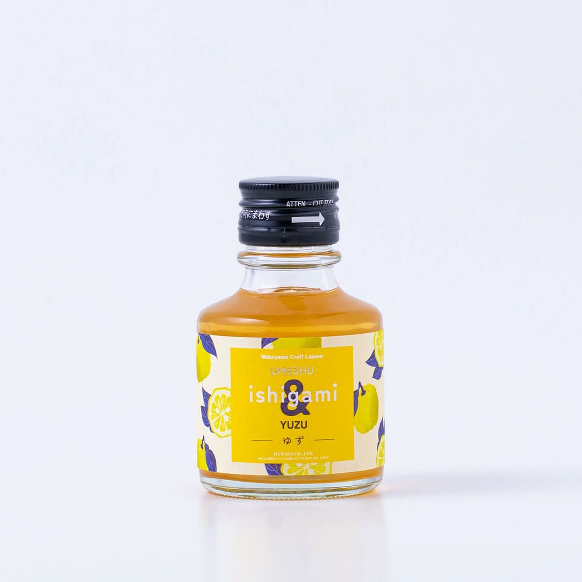 梅酒 ishigami＆（イシガミアンド）ゆず 90ml alc.13% | 石神邑公式