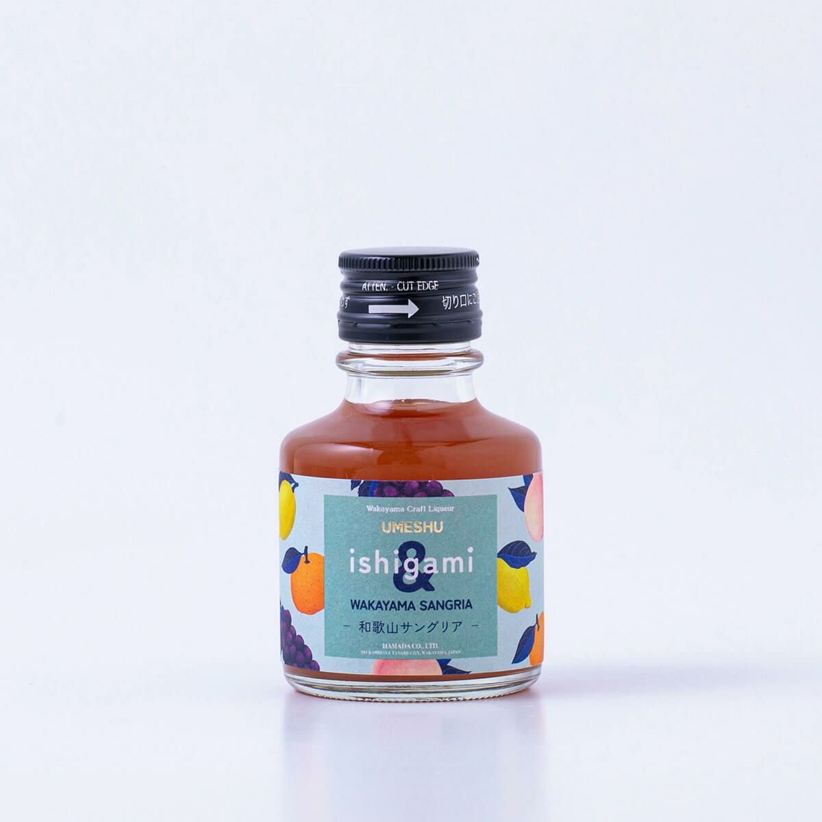 梅酒 ishigami＆（イシガミアンド）和歌山サングリア 90ml alc.13