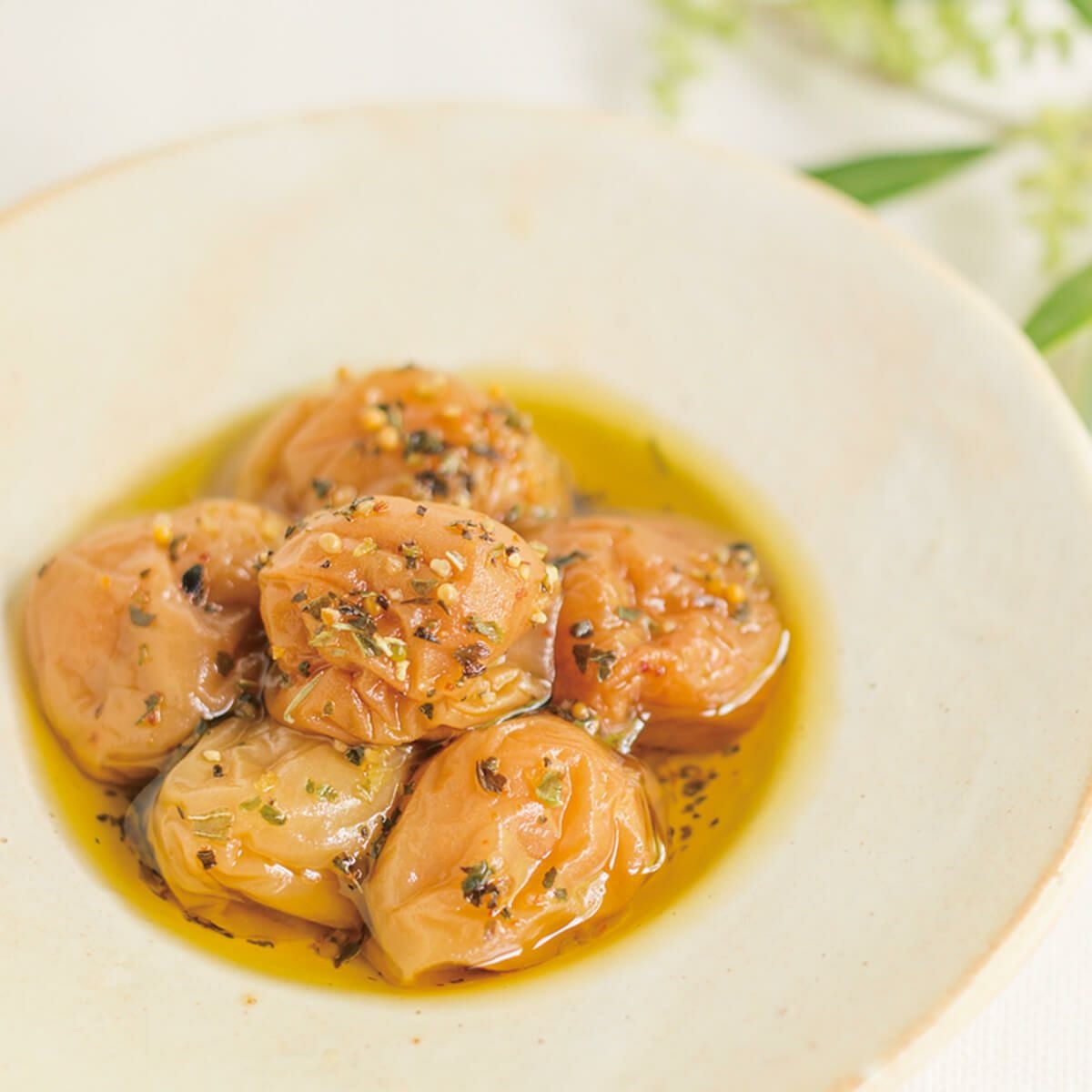 梅干ラボ 白干梅のオリーブオイル漬 90g 石神邑オンラインショップ