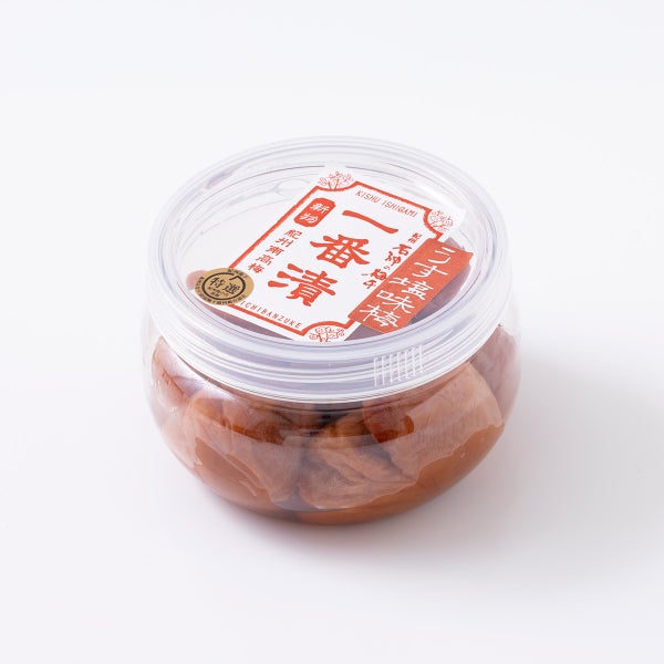 【一番漬】 うす塩味梅干 ペット容器 230g 石神邑オンラインショップ