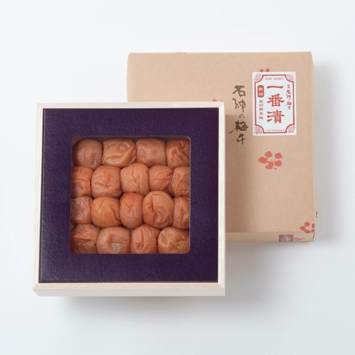 一番漬】 うす塩味梅干 木箱 400g　石神邑オンラインショップ